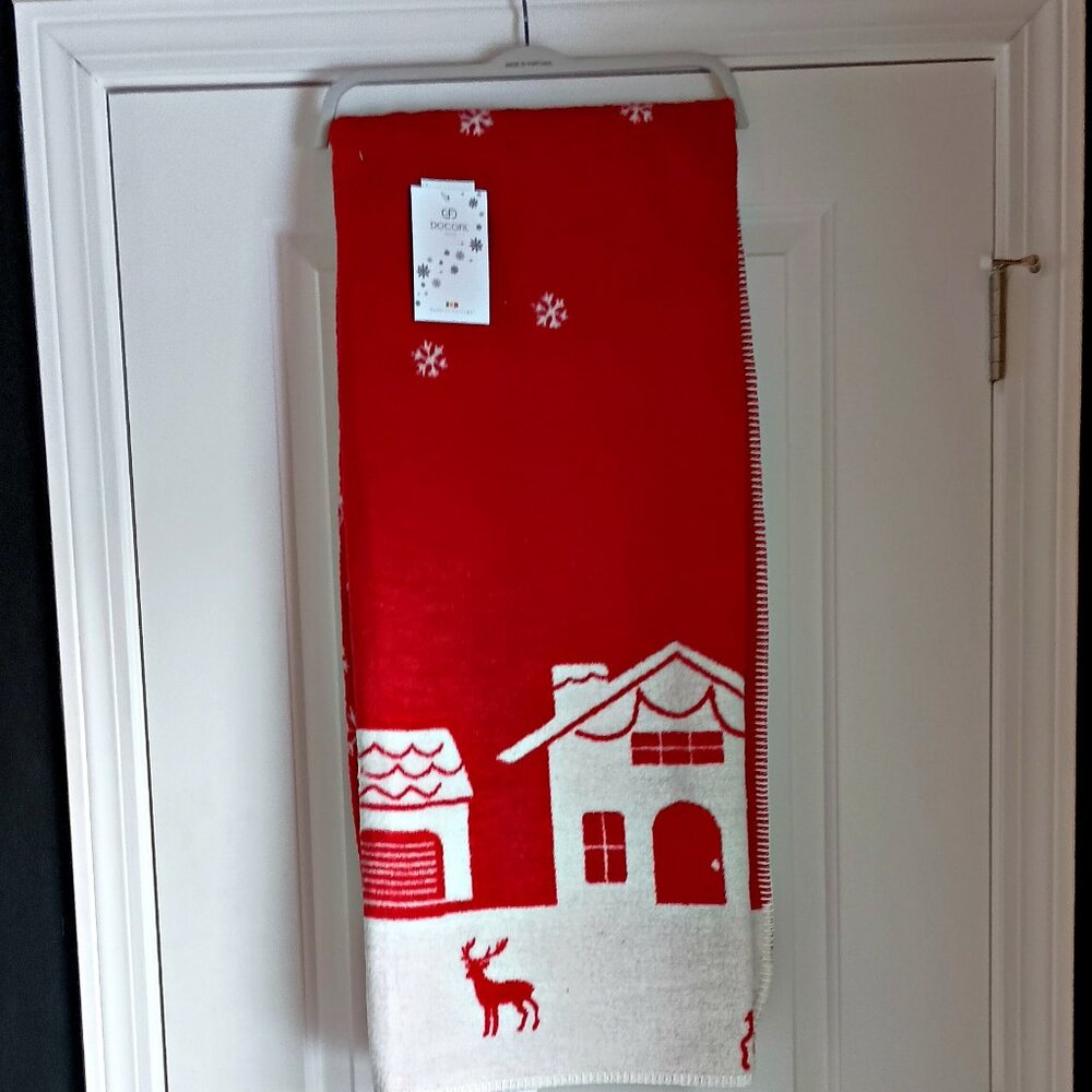 NEW! LUXURY NORDIC HOLIDAY WINTER THROW BLANKET